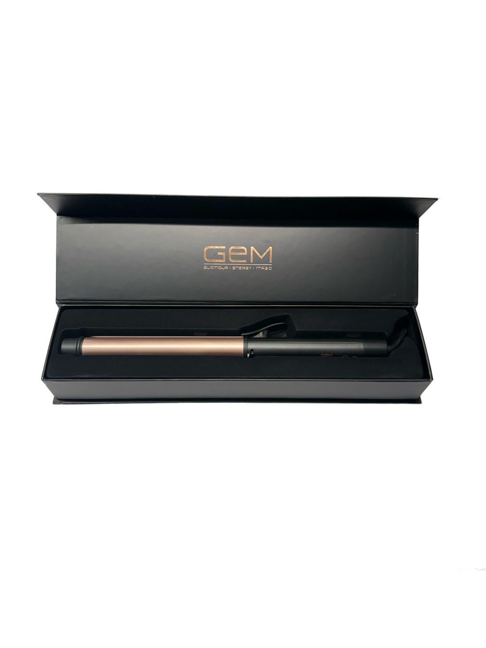 GEM 1¼" Ceramic Extended-Barrel Curling Iron NWT - Picture 3 of 10